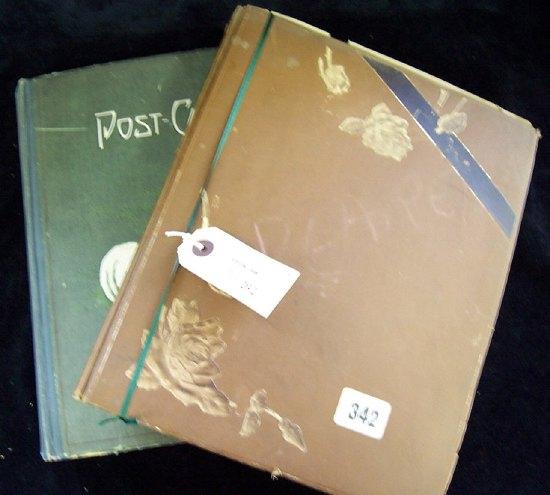 Appraisal: A postcard album containing mostly French and German cards various