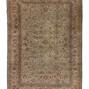 Appraisal: A Tabriz Wool Rug Circa feet inches x feet inches