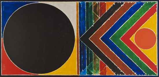 Appraisal: Sayed Haider Raza b Composition Geometrique lithograph printed in colours