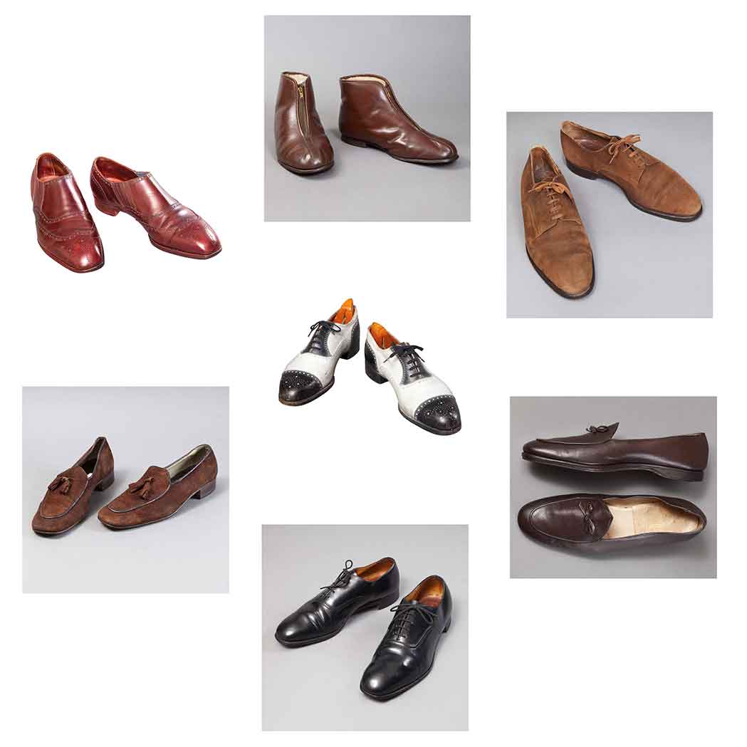 Appraisal: Group of Seven Pairs of Shoes Comprising a pair of