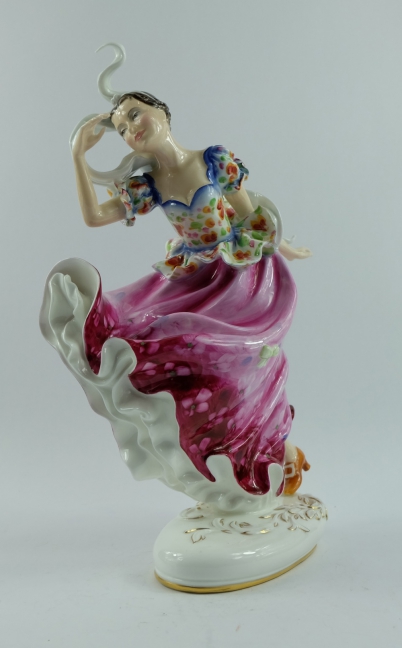 Appraisal: Royal Doulton prestige figure Columbine HN seconds