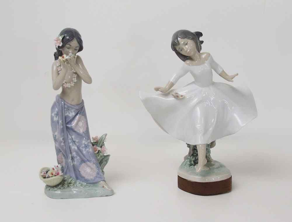 Appraisal: LLADRO PORCELAIN FIGURINES AROMA OF THE ISLANDS Salvador Debon sculptor