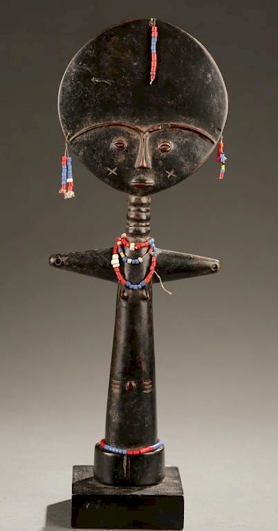 Appraisal: Asante Akuaba fertility doll th century An Akuaba fertility doll