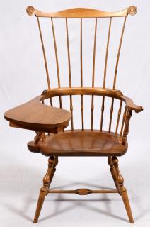 Appraisal: DOUGLAS CAMPBELL REPRODUCTION WRITING ARM CHAIR DOUGLAS CAMPBELL REPRODUCTION WRITING