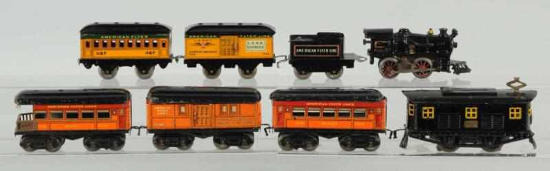 Appraisal: Lot of American Flyer Passenger Train Sets American Pre-war O-gauge