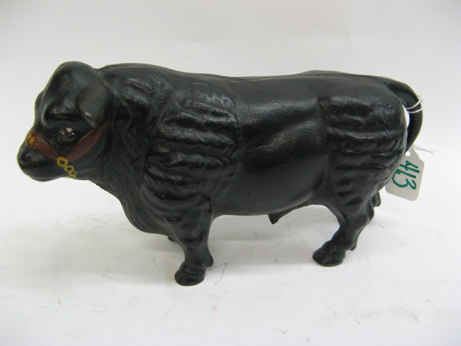 Appraisal: A CAST IRON DOORSTOP the figure of a painted black