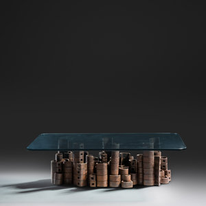 Appraisal: Luiza Miller - Sculptural Coffee Table c Susse Fondeur France