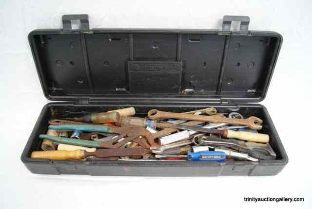 Appraisal: Tool Master Tool Box Full Of ToolsIncludes wrenches pliers screw