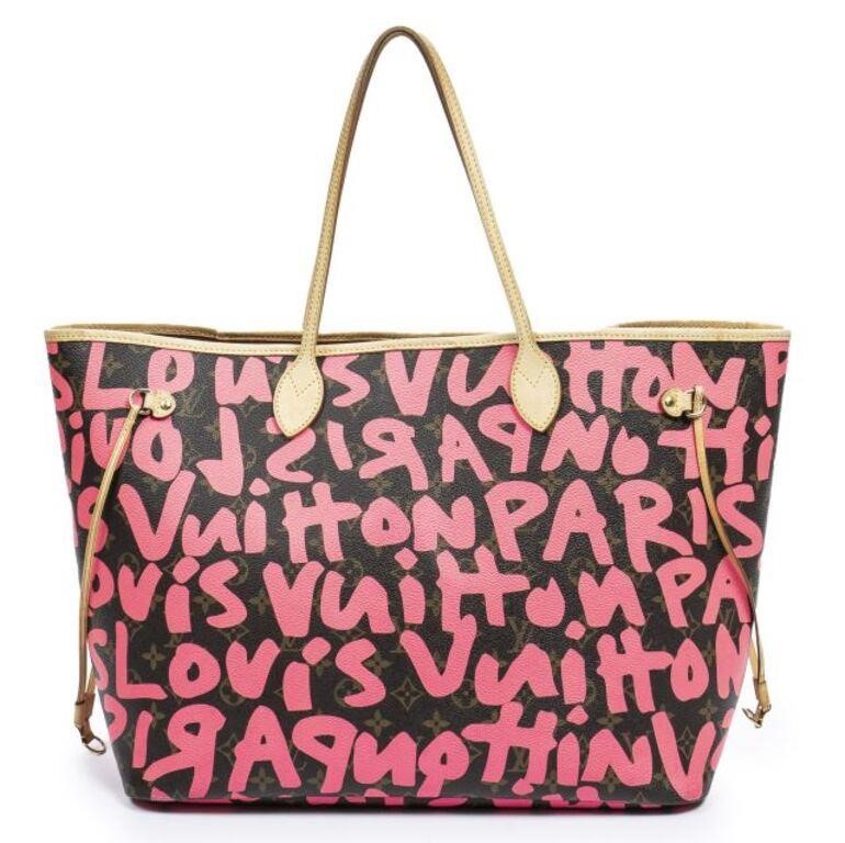 Appraisal: Louis Vuitton Limited Edition Stephen Sprouse Graffiti Neverfull GM tote