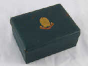 Appraisal: Bugatti A leather covered cigarette box embossed with the insignia