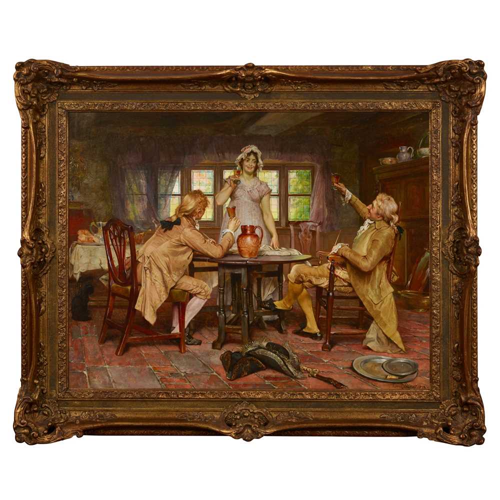 Appraisal: EDGAR BUNDY A R A BRITISH - THE TOAST Signed