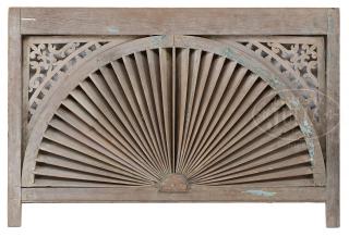 Appraisal: CARVED VICTORIAN LOUVERED SKYLIGHT CARVED VICTORIAN LOUVERED SKYLIGHT Last quarter