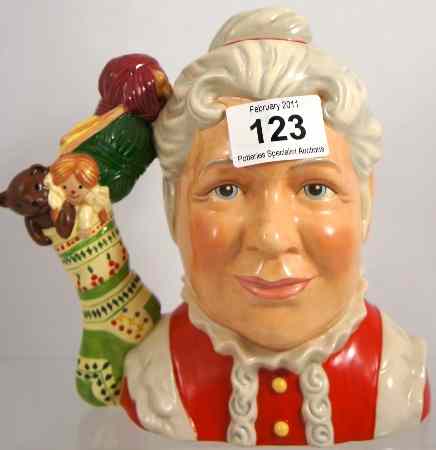 Appraisal: Royal Doulton Large Character Jug Mrs Claus D