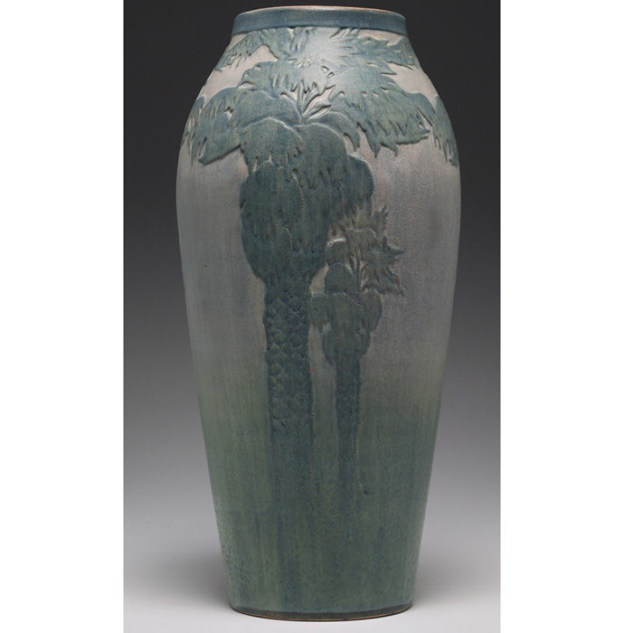 Appraisal: Large and important Newcomb College vase c - monumental shape