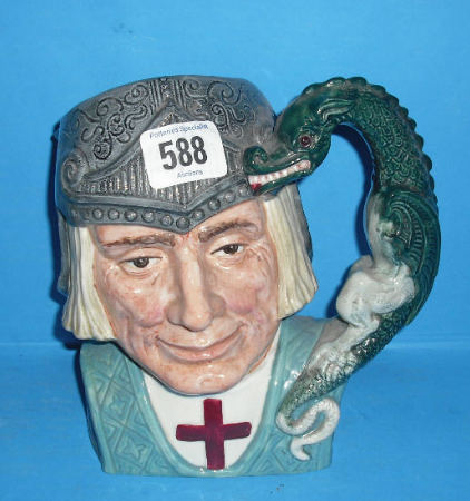 Appraisal: Royal Doulton Large Character jug St George china version D