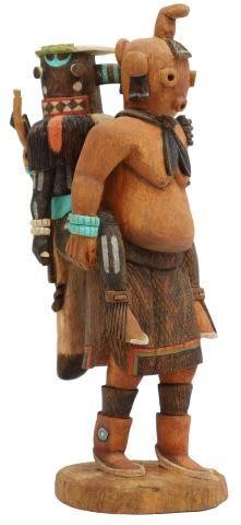 Appraisal: Native American Hopi Koyemsi Mud Head Kachina doll signed H