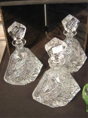 Appraisal: CRYSTAL DECANTERS