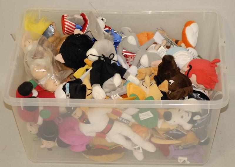 Appraisal: Lot of Plush Toy Character Items This lot includes Tony