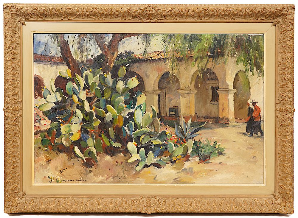 Appraisal: Millard Sheets 'Cactus of San Juan Capistrano' Millard Owen Sheets