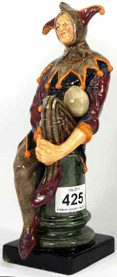 Appraisal: Royal Doulton Figure The Jester HN damage to bobble on