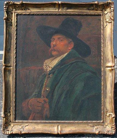 Appraisal: KAPPES Carl American - Portrait of a Cavalier OIL C