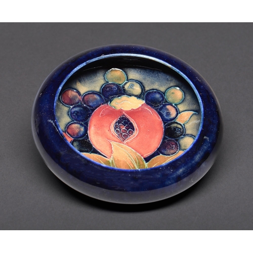 Appraisal: A Moorcroft Pomegranate ashtray - cm diam impressed marks More