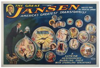 Appraisal: Jansen Harry The Great Jansen America s Greatest Transformist Milwaukee