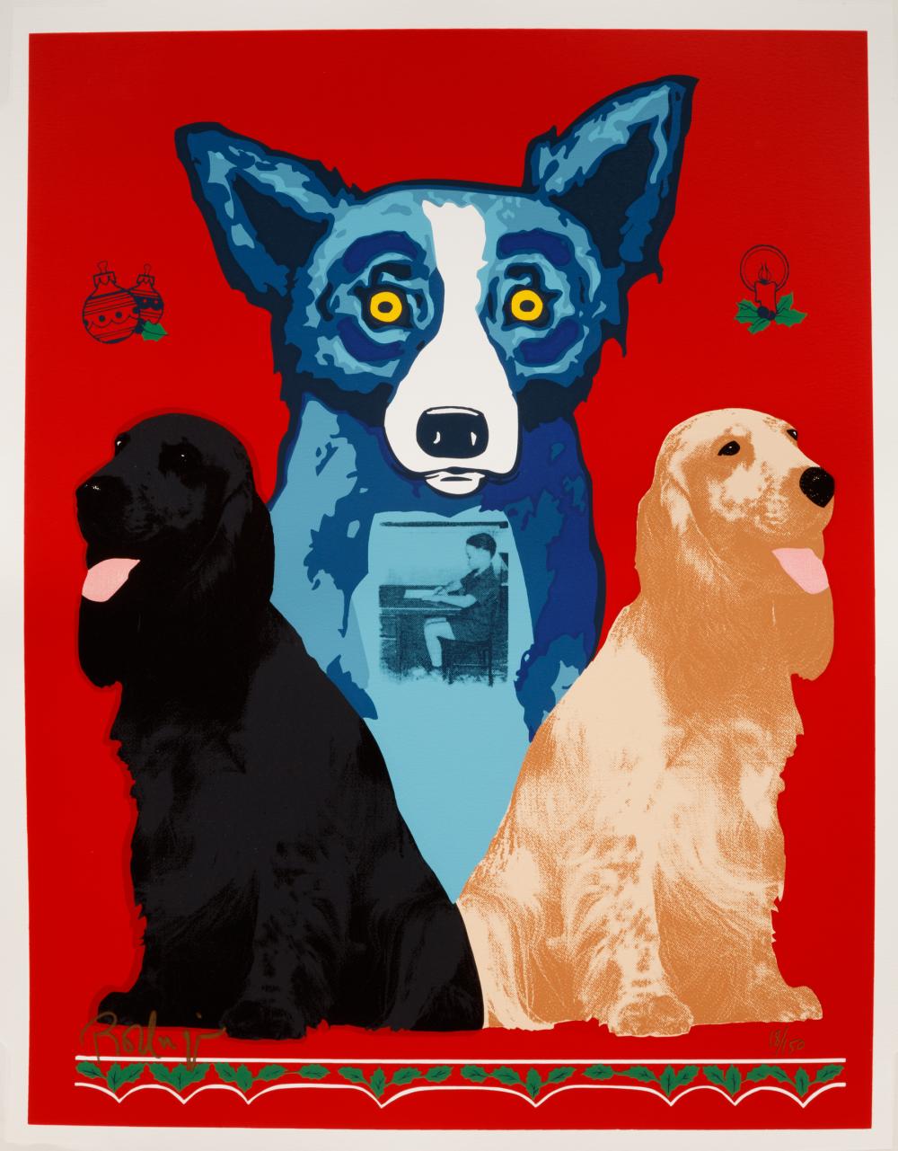 Appraisal: George Rodrigue American Louisiana - George's Sweet Inspirations silkscreen signed