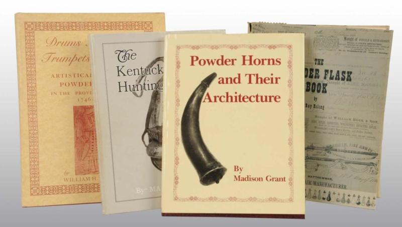 Appraisal: Lot of Power Horn Related Books Description Includes The Powder