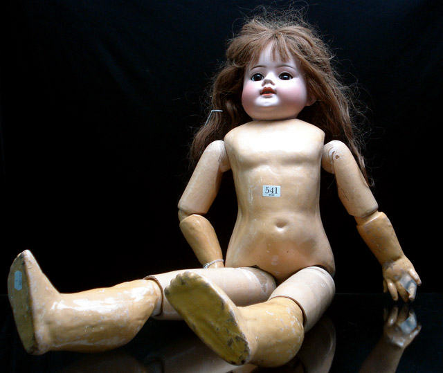 Appraisal: A Schonau Hoffmeister character companion doll with well modelled bisque