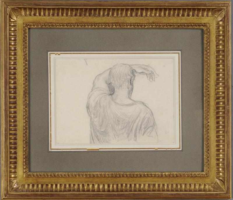 Appraisal: PAUL BOREL - HALF-LENGTH STUDY OF A MAN SEEN FROM