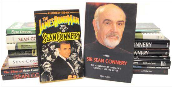 Appraisal: Various Authors Collection of books about Sean Connery and his