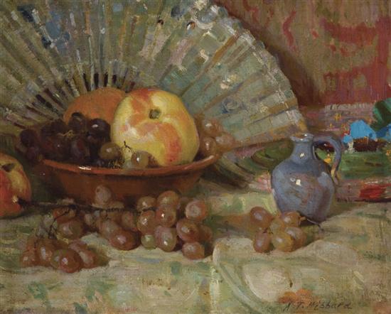 Appraisal: ALDRO THOMPSON HIBBARD American - Still Life with Fruit oil