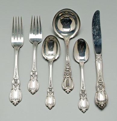 Appraisal: Towle sterling flatware pieces Queen Elizabeth I pieces King Richard