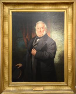 Appraisal: Joseph Oriel Eaton - Portrait of Moses H Grinnell standing