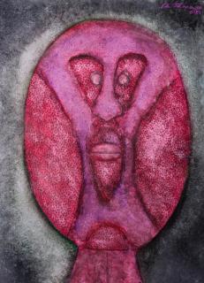 Appraisal: Rufino Tamayo Cabeza Mixed Media Rufino Tamayo New York Mexico