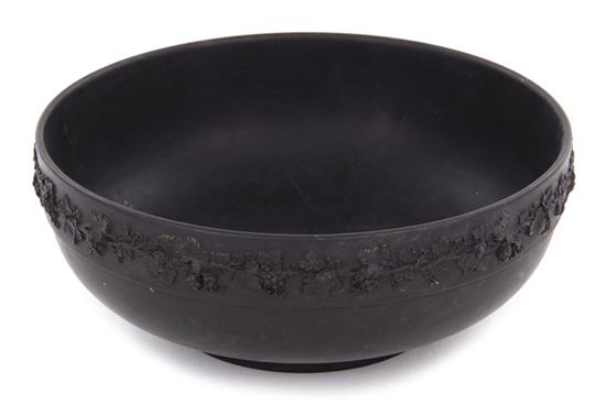 Appraisal: Wedgwood black basalt centerbowl marked WEDGWOOD MADE IN ENGLAND H