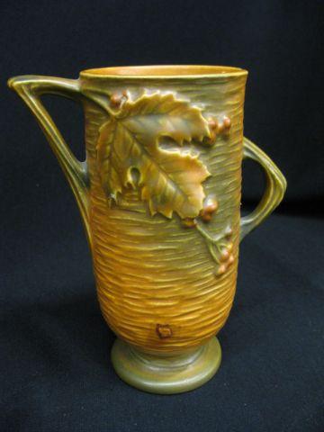 Appraisal: Roseville Art Pottery Vase bushberry brown -