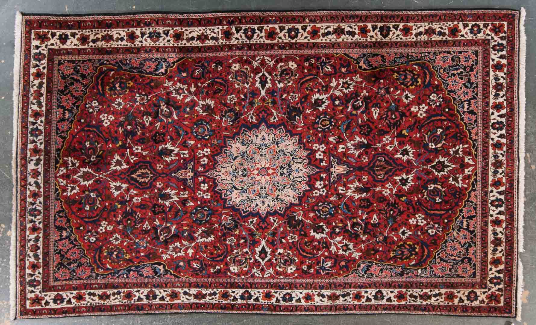 Appraisal: Persian Bahktiari rug approx x Iran circa