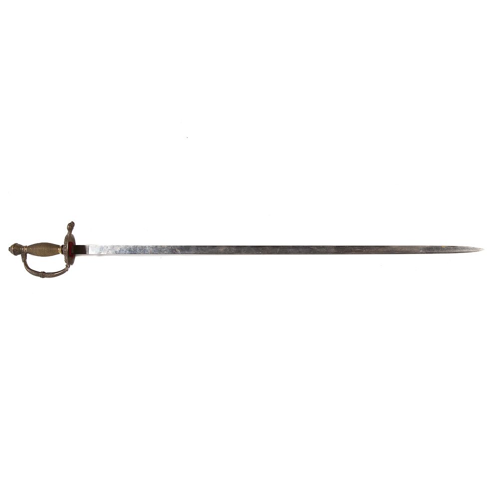 Appraisal: Perhaps Spanish Toledo Infantry Officer Sword No scabbard some additional