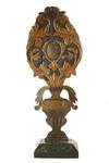 Appraisal: TH C FRENCH GARNITURE - Pressed Tin Architectural Garniture in