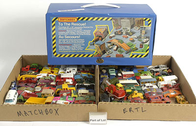 Appraisal: Corgi Matchbox and other vehicles to include Matchbox Carry Case