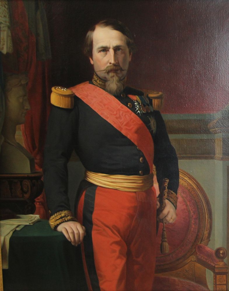 Appraisal: After Hippolyte Flandrin French - Napoleon III in uniform of