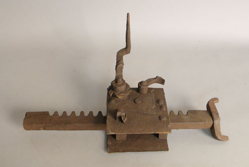 Appraisal: Forged iron wagon jack th c