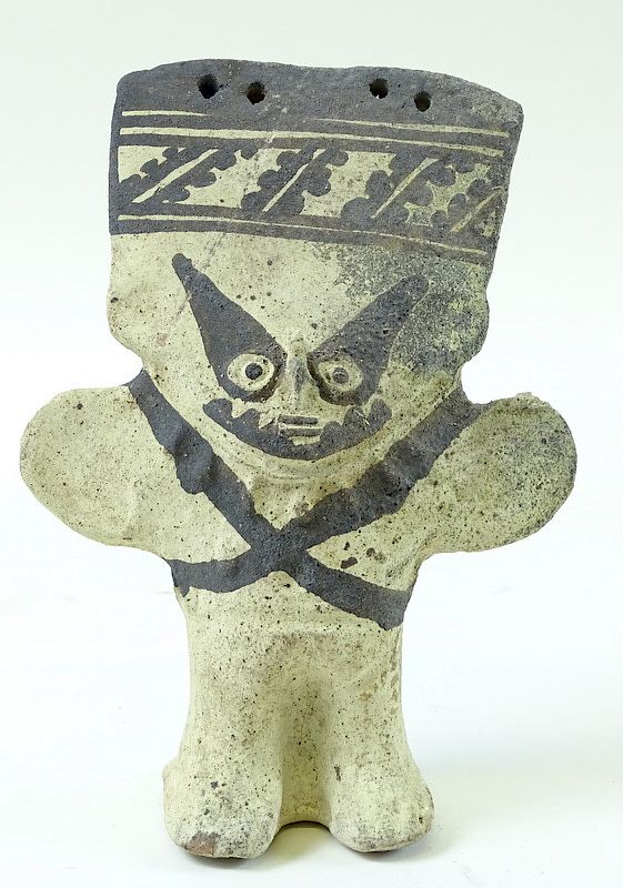 Appraisal: Pre Columbian Ceramic Sculpture Pre Columbian Ceramic Sculpture Measures inches