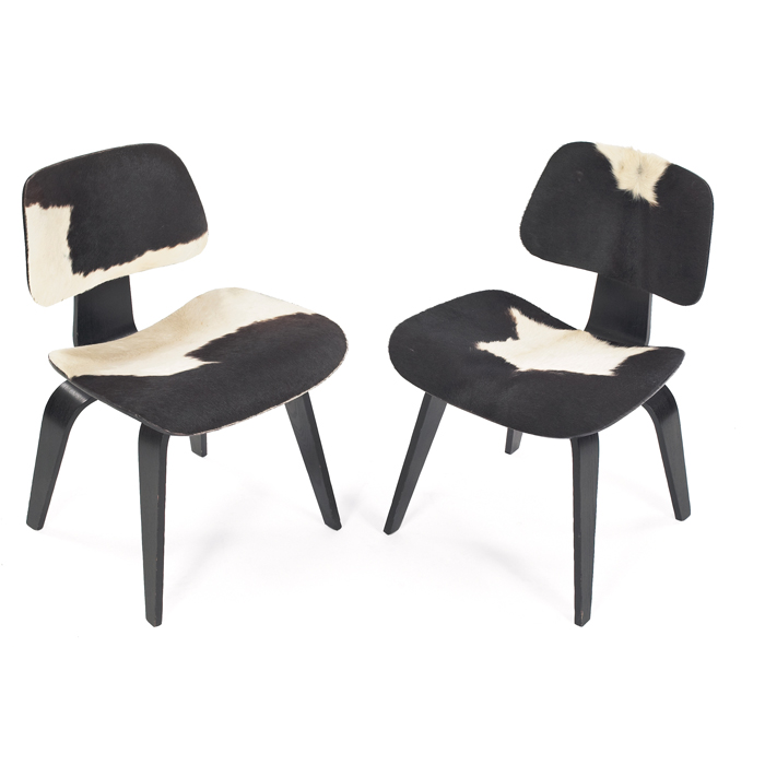 Appraisal: Charles and Ray Eames DCWs pair by Herman Miller s