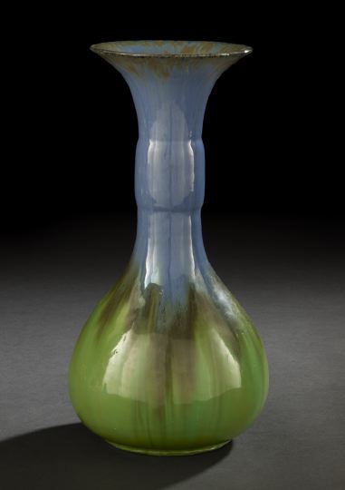 Appraisal: Fine and Rare Fulper Pottery Long-Neck Vase first quarter th