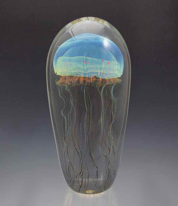 Appraisal: SATAVA Richard American th C Real life detail art glass