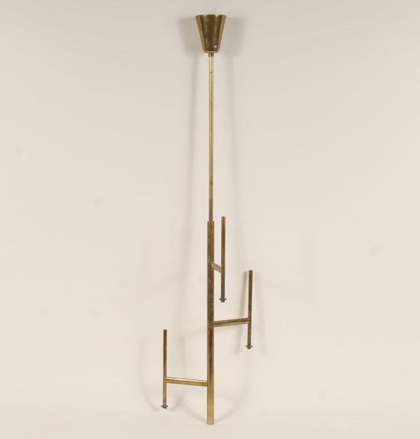 Appraisal: Arredoluce Monza Italian Modernist ceiling light fixture brass with arms