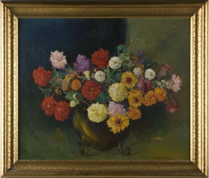 Appraisal: Francis Woolrych MO Aust - Still Life oil on canvas